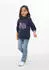 s.Oliver Kapuzensweatshirt mit Frontprint (2181588) marine/bunt