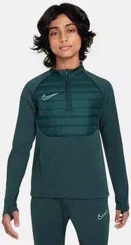 Nike Therma-FIT Academy Fu&szlig;ball Pullover deep jungle/black/reflective silver (Junior) (FJ6181-328)