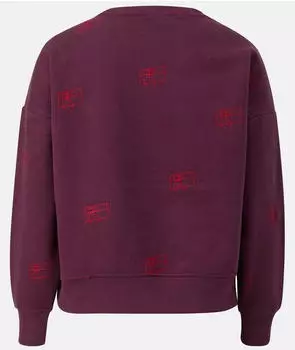 s.Oliver Kuscheliges Oversize Sweatshirt / lila 2183817.49A2.