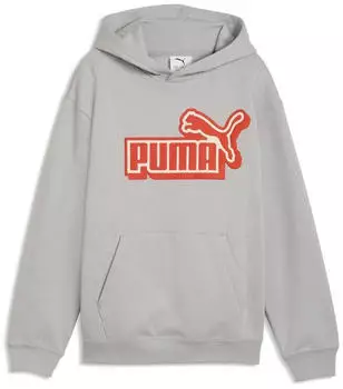 Puma Essentials Logo Lab Relaxed Hoodie Teenager Accessoires Grau (694674_63)