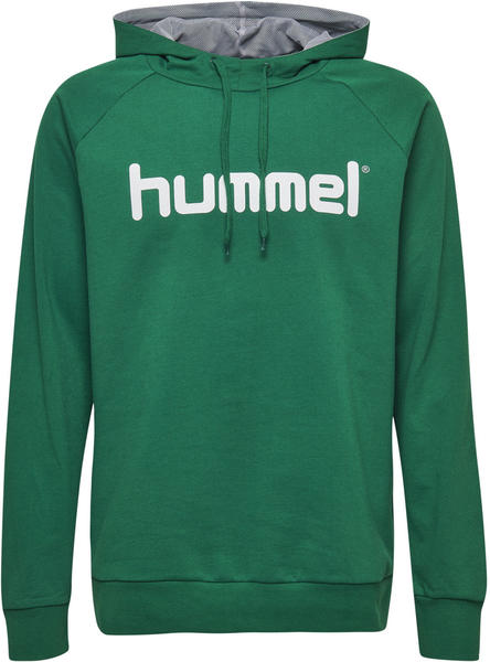 Hummel Go Kids Cotton Logo Hoodie (203512) evergreen