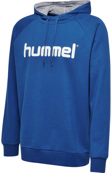 Hummel Go Kids Cotton Logo Hoodie (203512) true blue