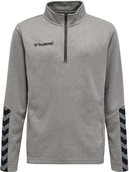 Hummel Authentic Kids Half Zip Sweatshirt greymelange
