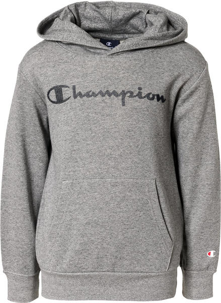Champion Kids Classic Big Logo Print Hoodie (305163) graphite grey melange