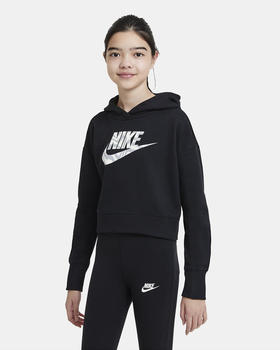Nike Older Kids' Cropped Hoodie (DC9763) black