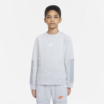 Nike Air Older Boys' Sweatshirt (DD8709) grey heather/dark grey heather/white