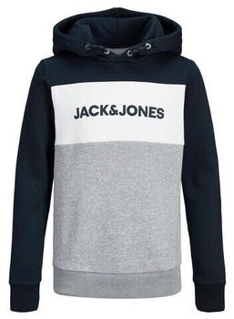 Jack & Jones Jjelogo Blocking Sweat Hood Noos Jr (12173901) navy blazer