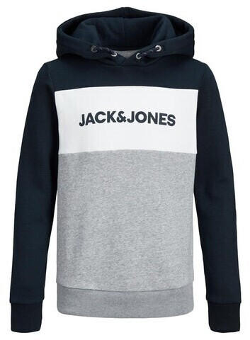 Jack & Jones Jjelogo Blocking Sweat Hood Noos Jr (12173901) navy blazer