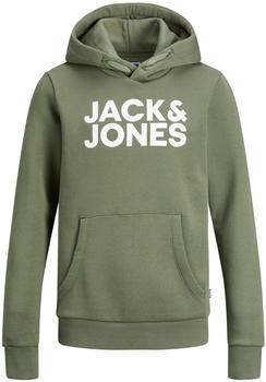 Jack & Jones Jjecorp Logo Sweat Hood Noos Jr (12152841) deep lichen green