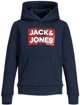 Jack & Jones Corp Logo Hood Large Print (12152841) navy blazer/detail play