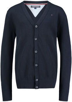 Tommy Hilfiger Organic Cotton V-Neck Cardigan (KB0KB03979) sky captain
