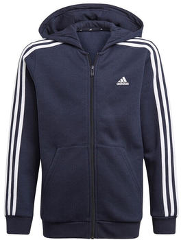 Adidas InkJunior Boys 3s Full Zip Hoody navy white