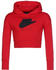 Nike Air Older Girls' Cropped French Terry Hoodie (DA1173) university red/black/black
