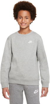 Nike Kids Club Sweatshirt (DV1234) dark heather grey/white