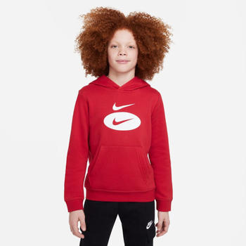Nike Kids Pullover Hoodie (DM8097) gym red/white