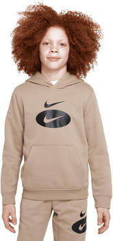 Nike Kids Pullover Hoodie (DM8097) khaki/black