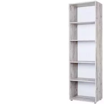 Arthur Berndt Bente Standregal 5 offene Fächer, Holzwerkstoff, Eiche, 58x188x29cm