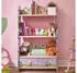 Teamson Kids Fantasy Fields Magic Garden Bücherregal, Holz, 3 Ebenen mit Schublade (W-7500A)