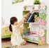 Teamson Kids Fantasy Fields Magic Garden Bücherregal, Holz, 3 Ebenen mit Schublade (W-7500A)