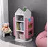 Home Deluxe Juna Kinderregal drehbar 360° 60x60x105,3cm Weiß/Pink