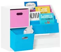 KINDERREGAL mit Boxen Wei&szlig;