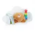 Relaxdays Wandregal Wolke Kinderzimmer MDF, 31,5x60x21cm, weiß