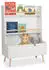 Relaxdays Kinderregal für Bücher und Spielzeug, 2 Ablagen, 94x68x32cm (10051424_49)