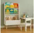 Relaxdays Kinderregal für Bücher und Spielzeug, 2 Ablagen, 94x68x32cm (10051424_49)