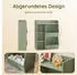 SoBuy KMB55 Kinderbücherregal Montessori 5 Fächer, Grün (KMB55-K-GR)