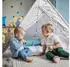 Relaxdays Steckregal Ritterburg 8 Fächer, bunt, für Kinder