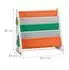 Relaxdays Kinderbücherregal Tiere Holzwerkstoff/Textil/Metall 62.5x60x28cm
