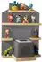 Haushalt International Kinder-Regal Haus kompatibel mit Toniebox und Figuren (45140)