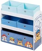 roba Kinderregal "PAW Patrol, wei&szlig;" inklusive 5 Stoffboxen in 2 Gr&ouml;&szlig;en