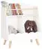 SoBuy KMB100-K-W Kinderbücherregal Holz Weiß 3 Fächer (KMB100-K-W)