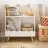 SoBuy KMB100-K-W Kinderbücherregal Holz Weiß 3 Fächer (KMB100-K-W)