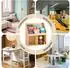 SoBuy Kinderregal Montessori 2 Regale Naturholz (KMB01-N)