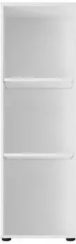 Begabino Bibo Unterstellregal f&uuml;r Wickelkommode 2er Set Wei&szlig;, 37x89x32cm (Bibo)