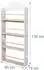 Relaxdays Kinderbücherregal Hausform Wandregal 60x15x130cm