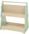 Joyz Kinder-Bücherregal Tannenholz 2-seitig 60x38x70,5cm mit Rollen