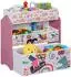 Relaxdays Kinderregal mit 6 Aufbewahrungsboxen, 63x66x30cm