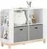 SoBuy KMB85 Kinderbücherregal Holz, weiß, 5 Fächer (KMB85-W)