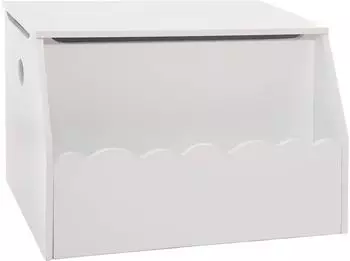 Atmosphera Kinderregal mit Spielzeugtruhe, wei&szlig;, 58x38cm (ATM-158805)