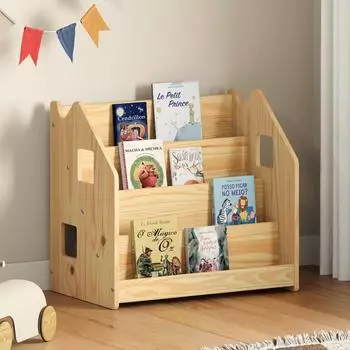 Idimex Bruno Kinderregal Massivholz Kiefer, natur