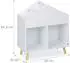 Relaxdays Kinderregal Hausform, 60x30x64,5cm