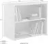Vipack Pino Kinderregal Massivholz, weiß, 85,5x43x72cm (34394934-0)
