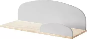 Vipack Kiddy Wandregal 65cm Kiefer massiv Hellgrau (Kiddy)