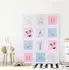 Relaxdays Kinderregal DIY Steckregal Kunststoff 9 Fächer, Mädchen