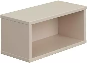 Paidi Wandregal rechteckig Holzwerkstoff Beige 40x18,5x18,7cm