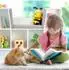 Relaxdays Kinderregal mit Sitzbank, 6 Fächer, gepolstert (103x30x63cm)