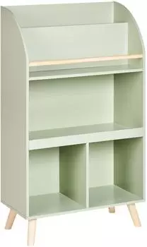 Beliani Liloet Bücherregal 3 Ebenen, 102cm, hellgrün